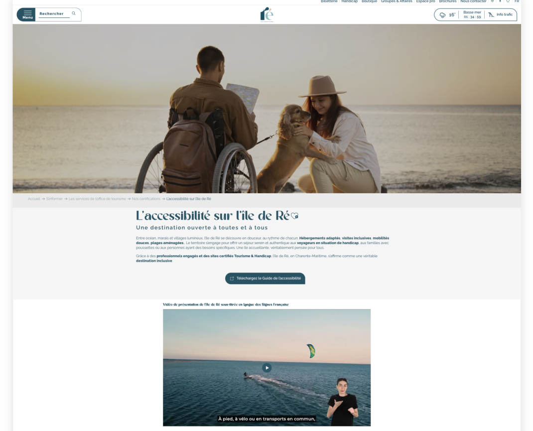 Destination Ile de Ré (Charente-Maritime).