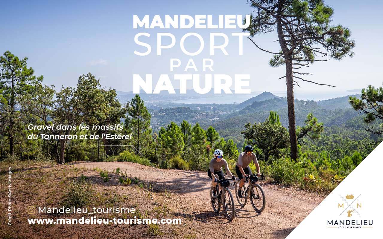 Mandelieu Tourisme Sport par Nature - Gravel dans les massifs du Tanneron et de l'Estérel